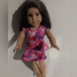 American Girl 2017 18” Luciana Vega Brown eyes, No shoes